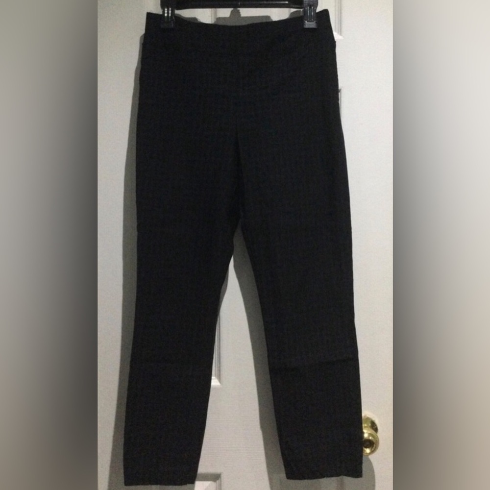 Studio Point Women’s Black Checkered Trousers